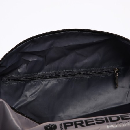 Sports bag "President", 47 x 28 x 24 cm, gray color-8