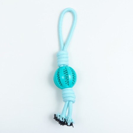A wicker cable toy with a ball, up to 35 cm, up to 115 g, mint-1