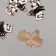 Decor for creativity metal, enamel "Black cat with notes" 2.8x2.2 cm