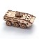 Wooden designer, prefabricated model "BTR"
