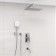 The shower system wasserkraft a171619, built -in, tropical shower, shower, chromium