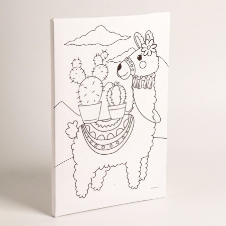 Picture on numbers for children "Lama", 20 x 30 cm-3