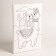 Picture on numbers for children "Lama", 20 x 30 cm