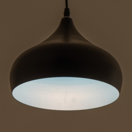 Suspension Bayerlux "Dome Duo" E27 Black-blue 24x24x18-118cm-3