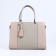 Bag Tout with zipper, external pocket, long belt, beige color