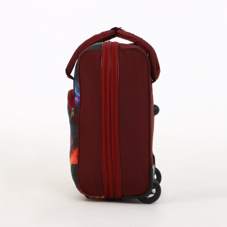 Small 37 l (s) suitcase with a Sacvoyage bag, lightning department, with extension, purple color-5