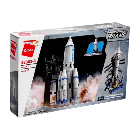 Designer block space "Space Rocket", 139 parts-1