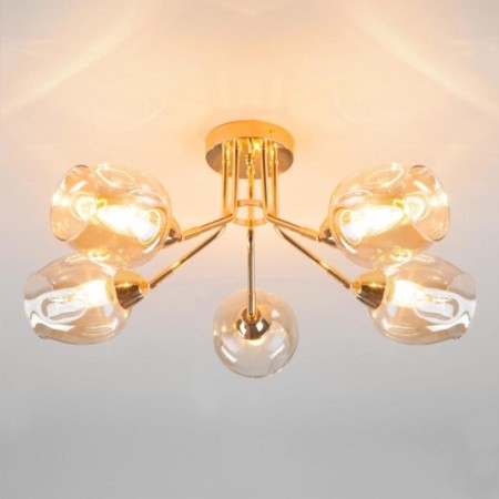 MARCI chandelier, 5x40W E27, color gold-1