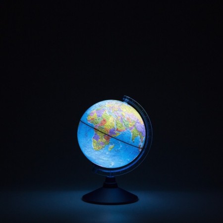 Political Globen Globe, interactive, diameter 210 mm, with backlighting from batteries, with glasses-1