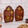 Set of cutting boards "Khokhloma", 2 pcs