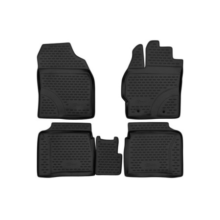 Rugs in the salon for Toyota Prius (III, IIIR) XW30, 2009-2015, 4 pcs.