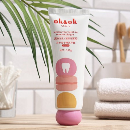 OK & OK toothpaste refreshing cherries, 100 ml-1