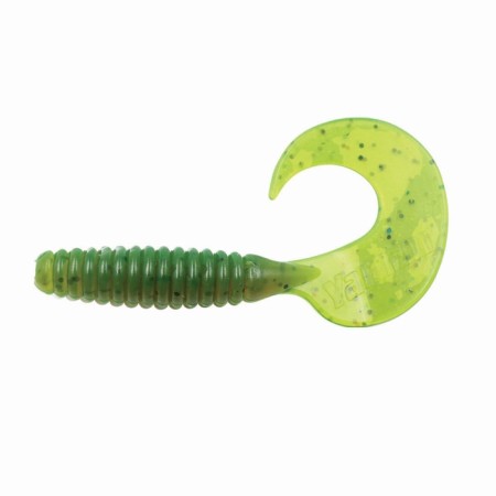 Twizter Yaman Pro Spiral, p. 10.15 cm, color #10 - Green Pepper, 3 pcs.