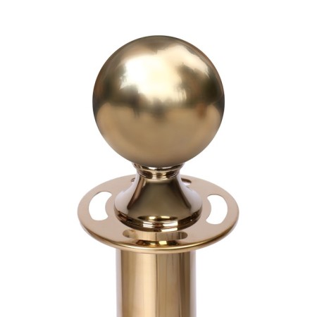 Fencing stand is height-95cm, diameter 5.1 cm, floor diameter-32cm gold-1