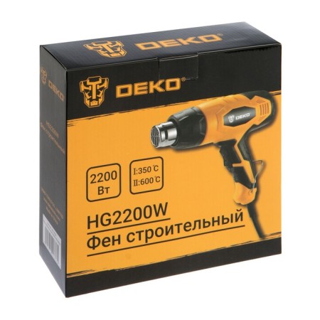 Technical Fenior DEKO HG2200W, 2200 W, 300/500 l/min, 350/600 ° C, 3 nozzles-6