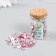 Decor for creativity in the bottle "Rhinas. Light pink" set 500 pcs d = 0.5 cm 7x2x2 cm