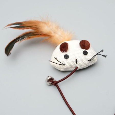 Tedding from natural materials "Mouse", 40 cm-2