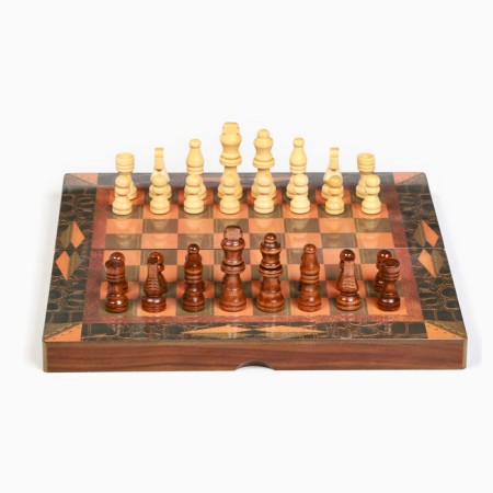 Set 3 in 1 "Lamiran": chess, checkers, backgammon, 30 x 30 cm-1