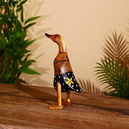 Souvenir "Duck in a swimsuit" wood 25 cm-1