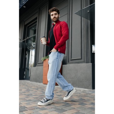 Jumper male ise, size 56, terracotta color-6