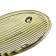 Soap dish, 9.8x15.2x1.9 cm, green color