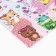 Paper stickers “Cute characters”, with coloring, 11 x 15.5 cm