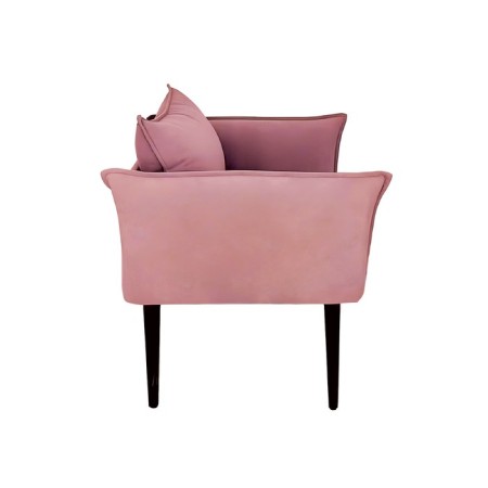 The Naples chair, without a mechanism, velor, pink color-1