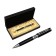 Gift handle, ball "Kronos" in the leatherette case, rotary, black body with silver