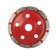 Cup of diamond food scrap, one -row, 125 mm