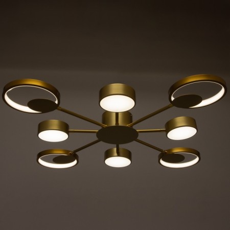 Causteen with PDU 2301/8GD LED 160W 3000-6000k gold 93x93x8 cm Bayerlux-2