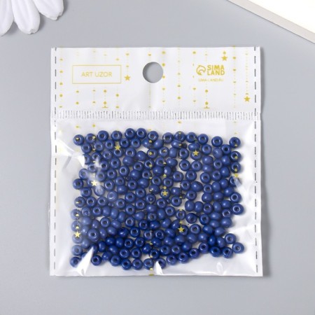 Glass beads 6/0 "ultramarin" 15 grams-2