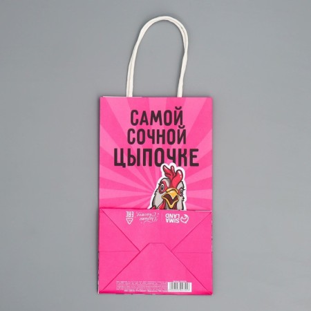Gift Craft Package, Packaging, Tsypochka, 12 x 21 x 9 cm-6