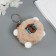 Fluffy on the ring "Capybara Mr. Sadness" beige 10x8x8 cm