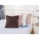 Pillowcase Sofi de Marko "Klimentina", size 45x45 cm, chocolate color