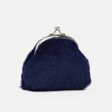 Women's wallet on the farmar, dark blue color