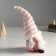Interior doll "Grandmare in a pink cap, with heart" 15x10x38 cm