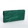 Women's wallet on magnet, green color