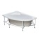 The frame for the asymmetric bath Santek "Eder" 170x110 cm, left and right