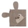 Tainted corner towel, size 80x80 cm