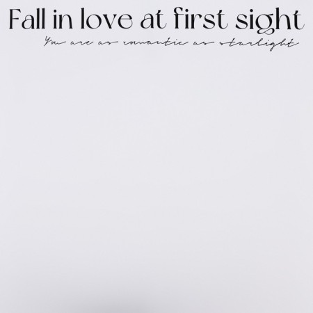 Film for flowers matte, "Love", 58x58cm, white-2