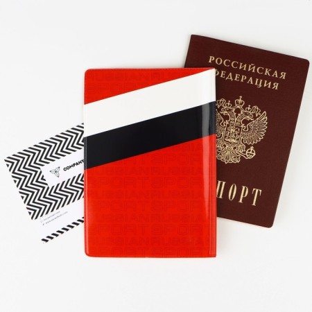Cover for the passport "Russian Sport", flag, PVC-1