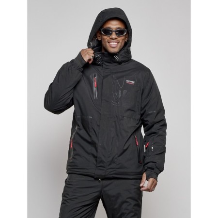 Male winter ski costume, size 48, black color-5