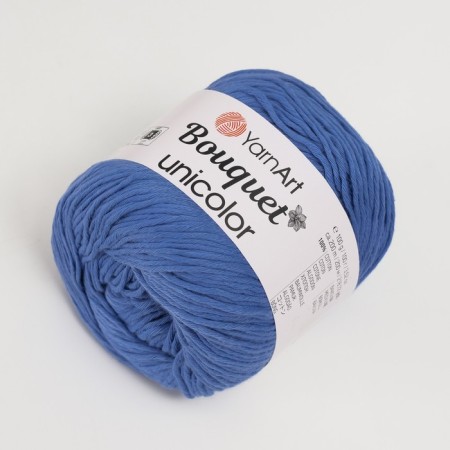 Yarn "Bouquet Unicolor" 100% cotton 200m/100g (3224 hyacinth)-1