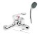 ARCO A3004 bath mixer, single -leaf, short spout, chrome