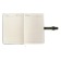 Organizer on the rings A6+, 80 sheets, leatherette, with a knife, a line, with a handle, in a gift box, green