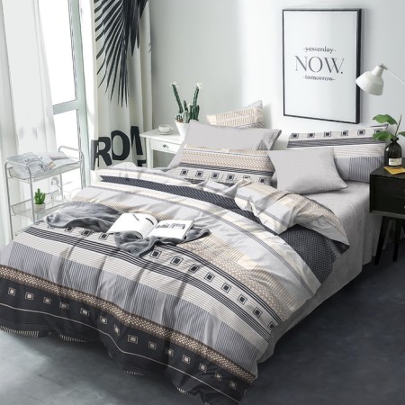 Bed linen duet "Theodor", size 215x240 cm, 145x215 cm - 2 pcs, 70x70 cm - 2 pcs