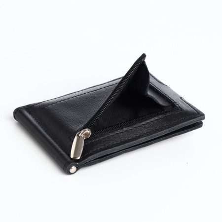 Clip for bills on a button, black color-2