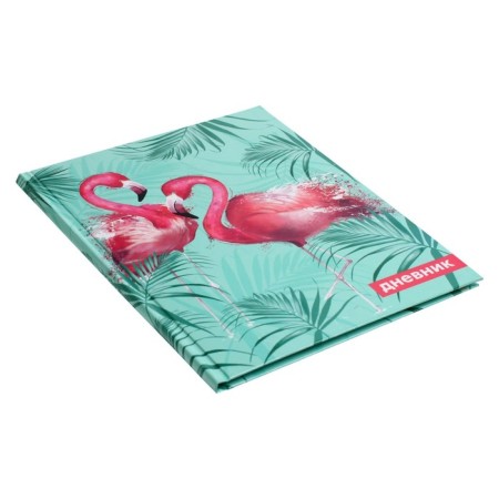 Universal diary for grades 1-11, Flamingo 1, solid cover 7BC, glossy lamination, 40 sheets-2