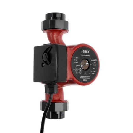 Circulation pump Jemix WRS-32/4-180, 70/50/35 W, pressure 4 m, 50/35/22 l/min, cable 6 m