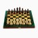 Board game 3 in 1 "Malachite": chess, checkers, backgammon, wood 40 x 40 cm